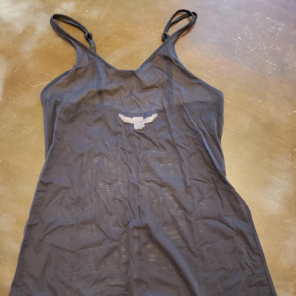 [Victoria's Secret] Sheer Black Mesh Babydoll Slip